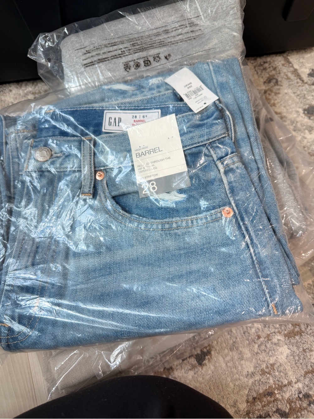 High Rise Barrel Jeans - Picture 5 of 5